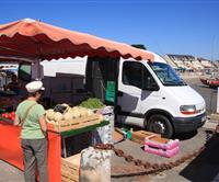 Le marché au port de St Jacques