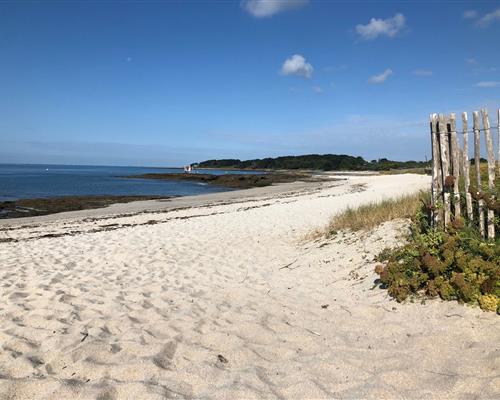 Plage de sable en Bretagne sud