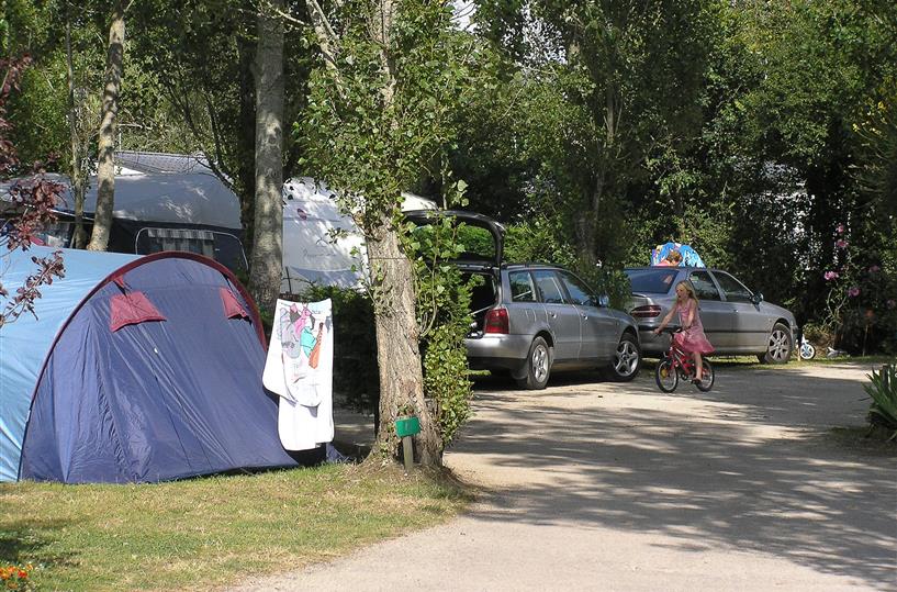 Emplacement toile de tente ou caravane à Sarzeau in Bretagne